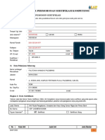 FR - Apl-01 Formulir Permohonan Sertifikasi Kompetensi: Bagian 1: Rincian Data Pemohon Sertifikasi 1) Data Pribadi
