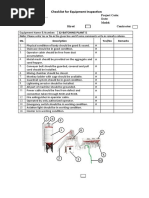 Inspection Checklist For BACKHOE LOADER (JCB) | PDF