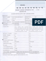 Coa Maltodextrin Lihua