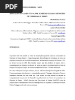 EDUCAÇÃO DO CAMPO - Charles e Arlete