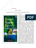 MENGULAS BUKU "Ecology, Economy, Equity: Sebuah Upaya Penyeimbangan Ekologi Dan Ekonomi" Karya Rita Parmawati