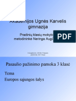 Akademijos Ugnės Karvelis Gimnazija: Pradinių Klasių Mokytoja Metodininkė Neringa Augūnienė