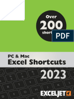 Excel Shortcuts 2023 by Exceljet