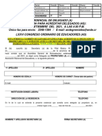 Formula Credencial Delegado 2021