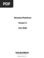 Photo Score User Manual