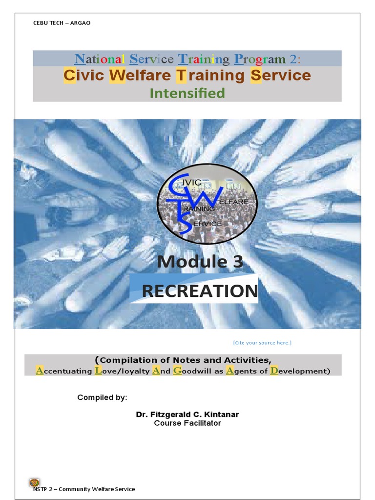 Module-3.-RECREATION (Laro NG Lahi) 1 | PDF | Team Building