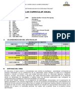 Plan Curricular Anual 2do Secundaria