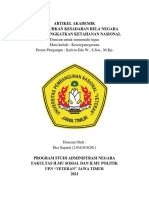 Artikel Akademik Menumbuhkan Kesadaran Bela Negara Demi Meningkatkan Ketahanan Nasional