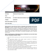 MUHAMMAD THORIQUL FIRDAUS - TED Talks Assignment Template