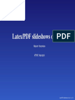 Latex and PDFPres