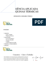 Introdução às máquinas térmicas: conceitos, classificação e 1a lei da termodinâmica