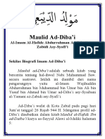 Maulid Ad-Daiba'i - Majelis Azzabidie