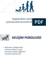 Yaşam Boyu Gelişim Çocuklukta Duyum Ve Algilar