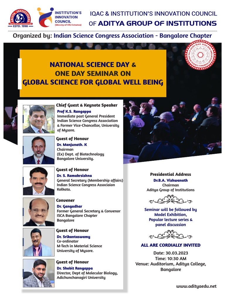 National Seminar 2023 PDF Academic Institutions Meetings