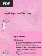 Legal Aspects of Nursing