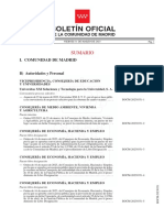 Boletín Oficial: Sumario