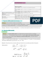 Equations Differentielles