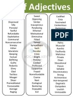 List of Adjective PDF
