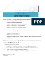 Curso de Direito Ficha de Questões e Problemas 3 Introdução À Economia Política