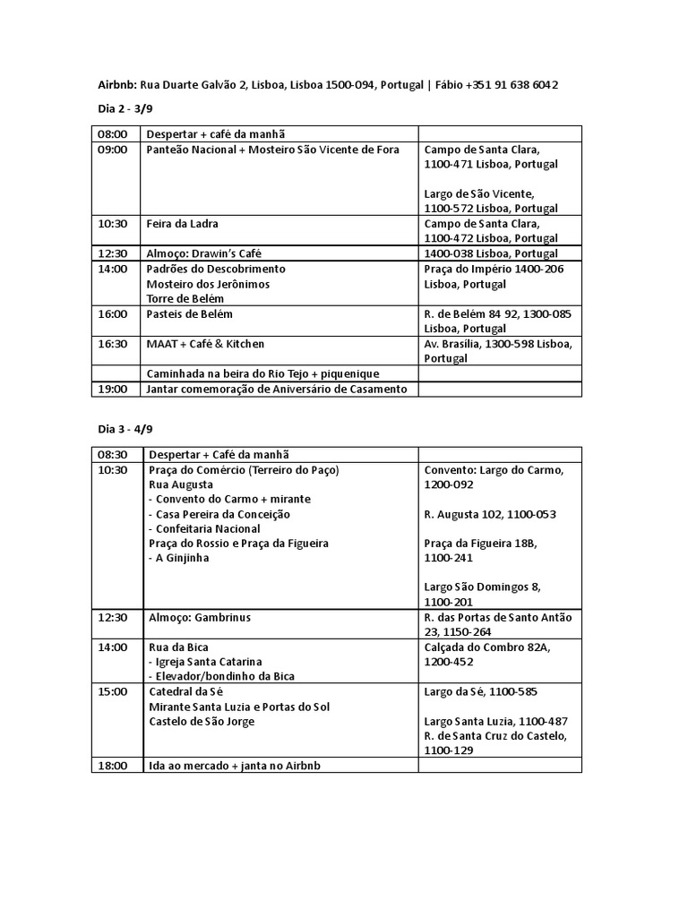 Roteiro Oficial PT | PDF | Lisboa