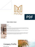 Bali Beach Club MAZU Offers Private Events