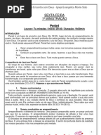 Carta Do Encontro Com Deus