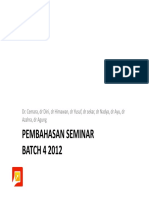 Pembahasan Seminar BATCH 4 2012