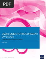 User Guide To Procurement of Goods