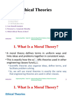 Ethical Theories: 1. What Is A Moral Theory?