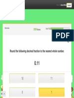 Round The Following Decimal Fraction To The Nearest Whole Number