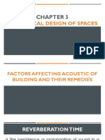 Acoustical Design of Spaces