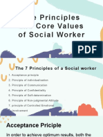 The Principles and Core Values of Social Worker