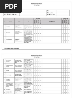 Roof Work Risk Assessments | PDF | Risk Assessment | Hazards