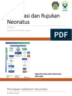 Resusitasi Dan Rujukan Neonatus: Handoyo Spesialis Anak RSUD Landak