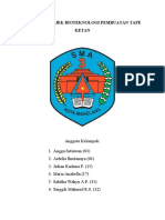 Proses Fermentasi Pembuatan Tape Ketan