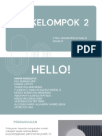 Kelompok 2: Etika Administrasi Publik Kelas B