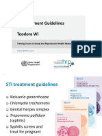 STI Treatment Guidelines Teodora Wi: Training Course in Sexual and Reproductive Health Research 2017