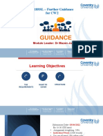 6018SSL - Further Guidance For CW2: Module Leader: DR Mazen Joureih