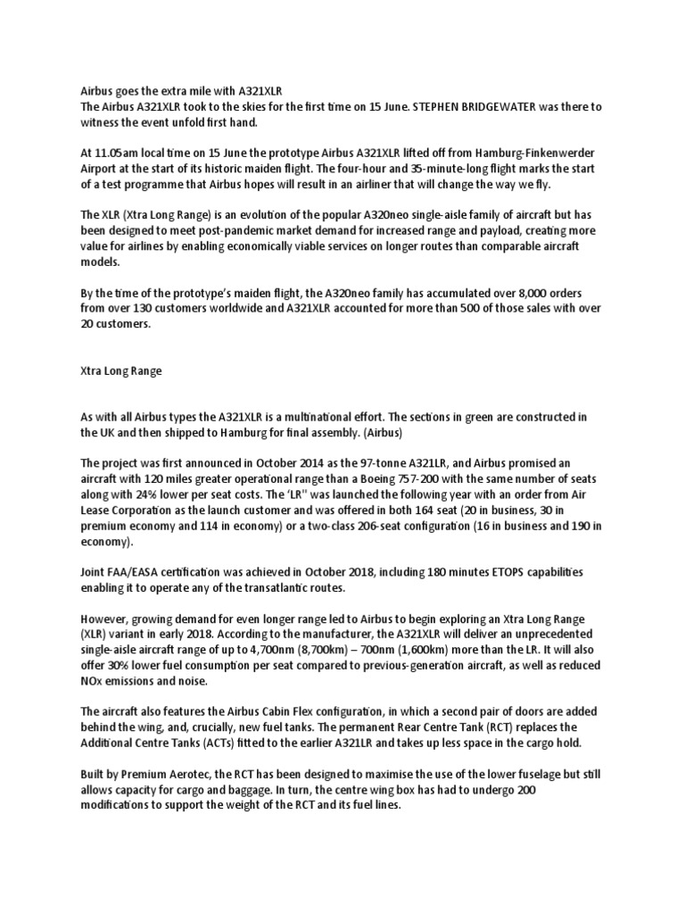 Airbus Pdf Aerospace Aviation