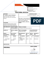 Proforma Invoice: Pt. Maruti Sakti Perkasa