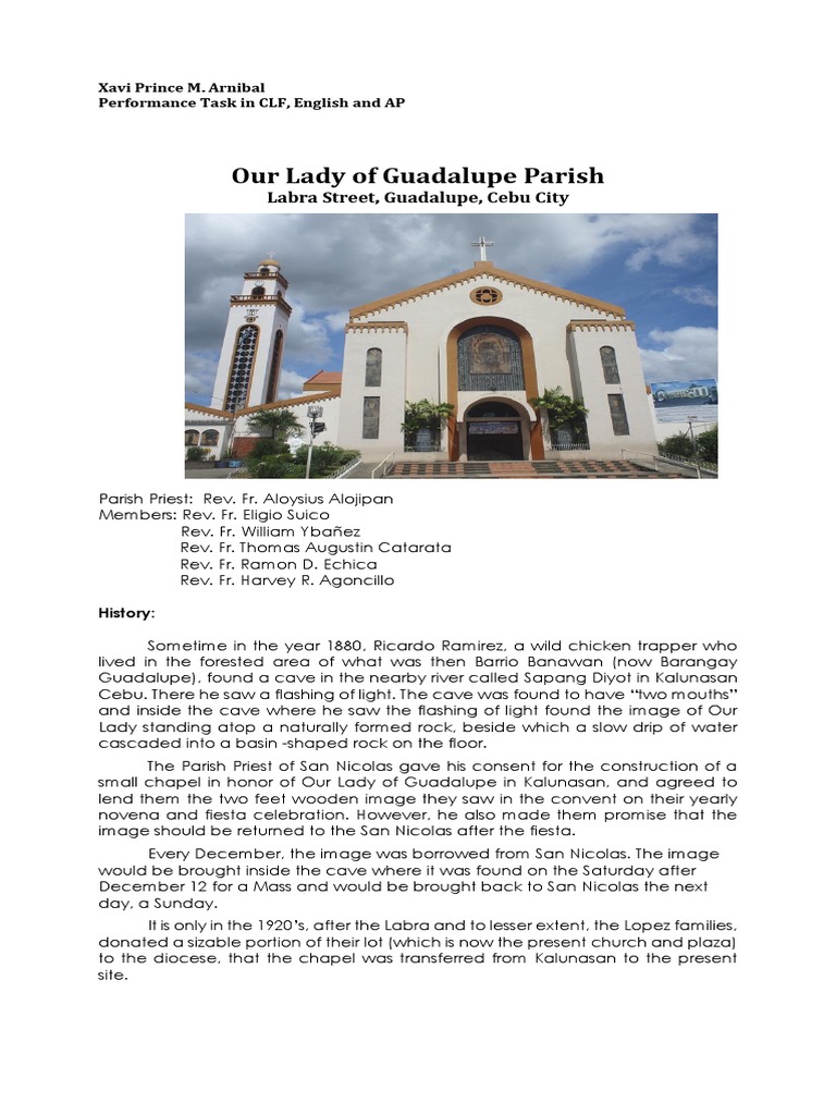 our lady of guadalupe parish