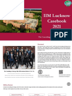 IIM Lucknow Casebook 2021: The Consulting & Strategy Club