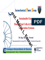 Prof. Mario L. Ferrari: Sustainable Energy Mod.1: Fuel Cells & Distributed Generation Systems