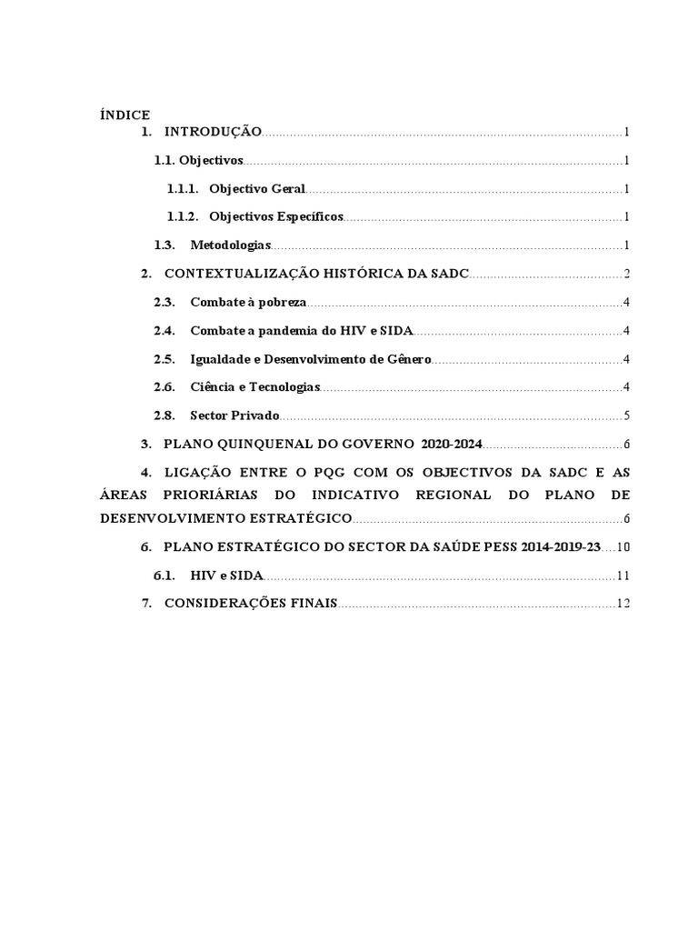 Contextualizacao Histórica Da Sadc | PDF | Governança corporativa ...