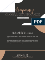 Global governance organizations and their roles
