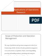 Scope and Application - or