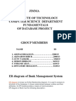 Bank Managment System Project by Using ERD and EERD