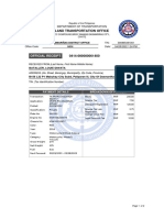 Philippine LTO receipt details motorcycle registration renewal