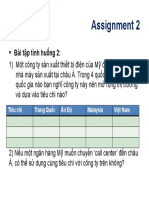 Assignment 2: Tiêu chí Trung Quốc Ấn Độ Malaysia Việt Nam