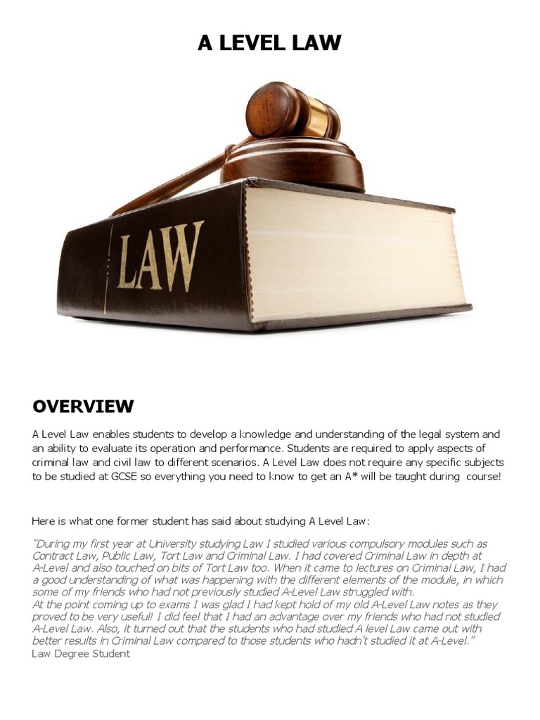 A Level Law Pdf Gce Advanced Level United Kingdom Mens Rea